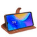 TCL 20 SE Litchi Texture Horizontal Flip Protective Case with Holder & Card Slots & Wallet - Brown