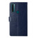 TCL 20 SE Y Stitching Horizontal Flip Leather Phone Case - Blue