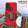 TCL 20 XE Ring Holder Non-slip Armor Phone Case - White