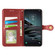 TCL 20 XE Solid Color Leather Buckle Phone Case - Red