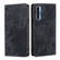 TCL 20s / 20 5G / 20L / 20L+ RFID Anti-theft Brush Magnetic Leather Phone Case - Black