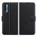 TCL 20S / 20 5G / 20L Litchi Texture Horizontal Flip Protective Case with Holder & Card Slots & Wallet - Black