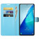 TCL 20S / 20 5G / 20L Litchi Texture Horizontal Flip Protective Case with Holder & Card Slots & Wallet - Blue