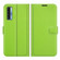 TCL 20S / 20 5G / 20L Litchi Texture Horizontal Flip Protective Case with Holder & Card Slots & Wallet - Green
