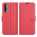 TCL 20S / 20 5G / 20L Litchi Texture Horizontal Flip Protective Case with Holder & Card Slots & Wallet - Red