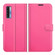 TCL 20S / 20 5G / 20L Litchi Texture Horizontal Flip Protective Case with Holder & Card Slots & Wallet - Rose Red