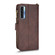 TCL 20S / 20 5G / 20L Litchi Texture Zipper Leather Phone Case - Brown