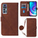 TCL 30 5G / 30+ 5G Crossbody 3D Embossed Flip Leather Phone Case - Brown