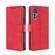TCL 30 5G / 30+ 5G Skin Feel Crocodile Magnetic Clasp Leather Phone Case - Red