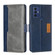TCL 30 SE/306/305/Sharp Aqous V6/V6 Plus Contrast Color Side Buckle Leather Phone Case - Blue + Grey