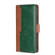 TCL 30 SE/306/305/Sharp Aqous V6/V6 Plus Contrast Color Side Buckle Leather Phone Case - Light Brown + Green