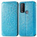TCL 30 V 5G Blooming Mandala Embossed Magnetic Leather Phone Case - Blue