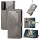 TCL 30 V 5G Mandala Flower Embossed Flip Leather Phone Case - Gray