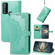 TCL 30 V 5G Mandala Flower Embossed Flip Leather Phone Case - Green