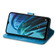 TCL 30 XE 5G Four-leaf Clasp Embossed Buckle Leather Phone Case - Blue