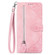 TCL 40 NXTpaper 4G Embossed Flower Zipper Leather Phone Case - Pink