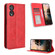 TCL 40 NxtPaper 4G Magnetic Buckle Retro Texture Leather Phone Case - Red