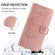 TCL 40 R 5G Embossed Butterfly Leather Phone Case - Rose Gold