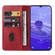 TCL 40 R 5G Magnetic Closure Leather Phone Case - Red