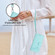 TCL 40 R Cat Rat Embossed Pattern RFID Leather Phone Case with Lanyard - Mint Green