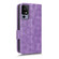 TCL 40 R Symmetrical Triangle Leather Phone Case - Purple