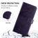 TCL 40 SE Embossed Butterfly Leather Phone Case - Dark Purple