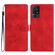 TCL 40 SE Flower Butterfly Embossing Pattern Leather Phone Case - Red