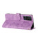 TCL 40 SE Flower Embossing Pattern Leather Phone Case - Purple