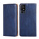 TCL 40 SE Gloss Oil Solid Color Magnetic Leather Phone Case - Blue
