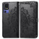 TCL 40 SE Mandala Flower Embossed Leather Phone Case - Black