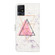 TCL 40 SE Oil Embossed 3D Drawing Leather Phone Case - Triangular Marble