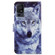 TCL 40 SE Painted Pattern Horizontal Flip Leather Phone Case - White Wolf