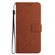 TCL 40 SE Rhombic Grid Texture Leather Phone Case - Brown