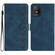 TCL 40 SE Seven Butterflies Embossed Leather Phone Case - Blue