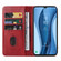 TCL 40 X Magnetic Closure Leather Phone Case - Red
