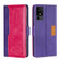 TCL 40 XE 5G / 40X 5G T601D Contrast Color Side Buckle Leather Phone Case - Purple + Rose Red