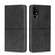 TCL 40 XE 5G / 40X 5G T601D Cow Texture Magnetic Leather Phone Case - Black