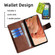 TCL 40 XE 5G / 40X 5G T601D Skin Feel Crocodile Magnetic Clasp Leather Phone Case - Brown