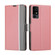 TCL 40 XE 5G / 40X 5G T601D Twill Texture Side Button Leather Phone Case - Pink