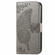 TCL 40 XE Butterfly Love Flower Embossed Leather Phone Case - Gray