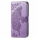 TCL 40 XE Butterfly Love Flower Embossed Leather Phone Case - Light Purple