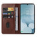 TCL 40 XL Magnetic Closure Leather Phone Case - Brown