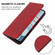TCL 40 XL Magnetic Closure Leather Phone Case - Red