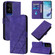 TCL 50 5G Crossbody 3D Embossed Flip Leather Phone Case - Purple