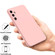 Samsung Galaxy A15 4G / A15 5G Pure Color Liquid Silicone Shockproof Full Coverage Phone Case - Pink