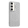 Samsung Galaxy A15 4G/5G Honeycomb Radiating Lens Holder TPU Phone Case - Grey