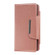 Samsung Galaxy A15 4G/5G Multifunctional 7-Card Wallet Leather Phone Case - Rose Gold