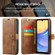 Samsung Galaxy A15 5G / A15 4G DG.MING Crazy Horse Texture Detachable Magnetic Leather Case - Brown