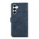 Samsung Galaxy A15 5G ABEEL Color Block Magnetic RFID Leather Phone Case - Blue-Brown