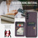 Samsung Galaxy A15 5G Fierre Shann Oil Wax Cow Leather Card Holder Back Phone Case - Purple